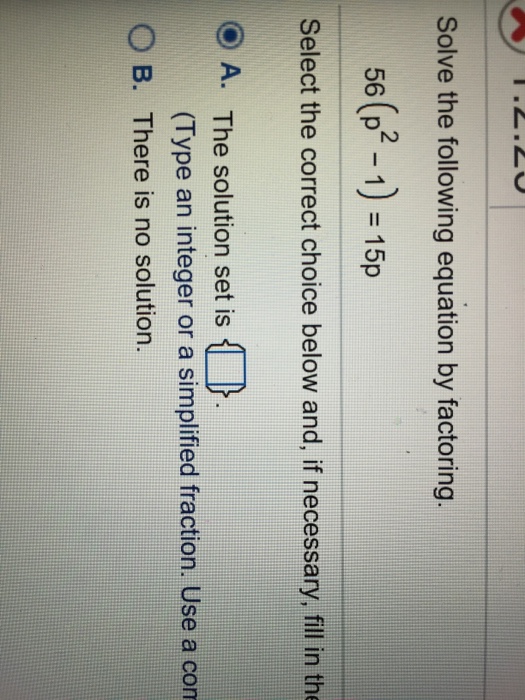 56 p 2 1 )= 15p