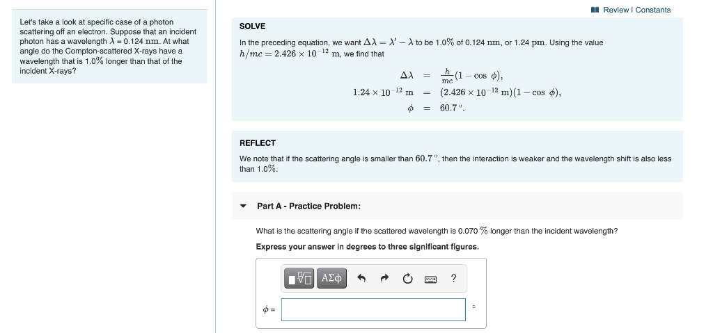 Solved I Review Constants SOLVE Let's Take A Look At | Chegg.com