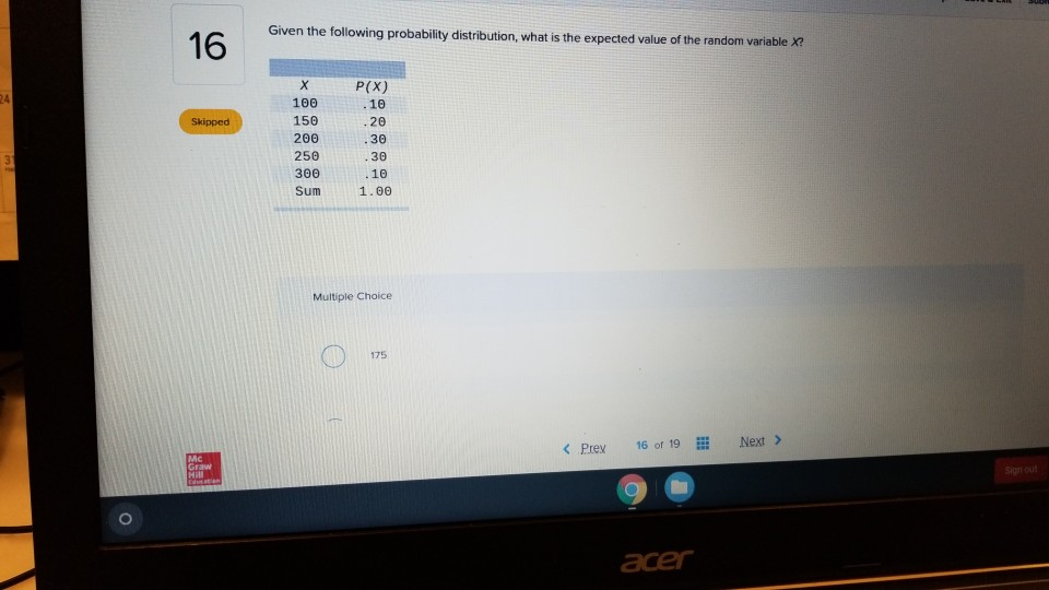 What Is The Expected Value Of The Random Variable