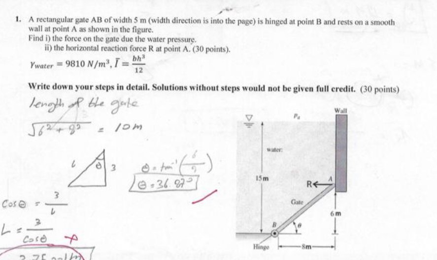 Fluid Mechanics Please Solve To Question In Clear Chegg  Fluid Mechanics Please Solve To Question In Clear Chegg