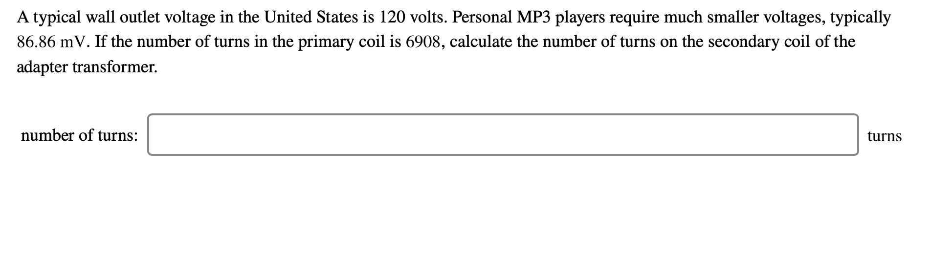 Solved A Typical Wall Outlet Voltage In The United States Is Chegg Com   Phpc7M0k4 