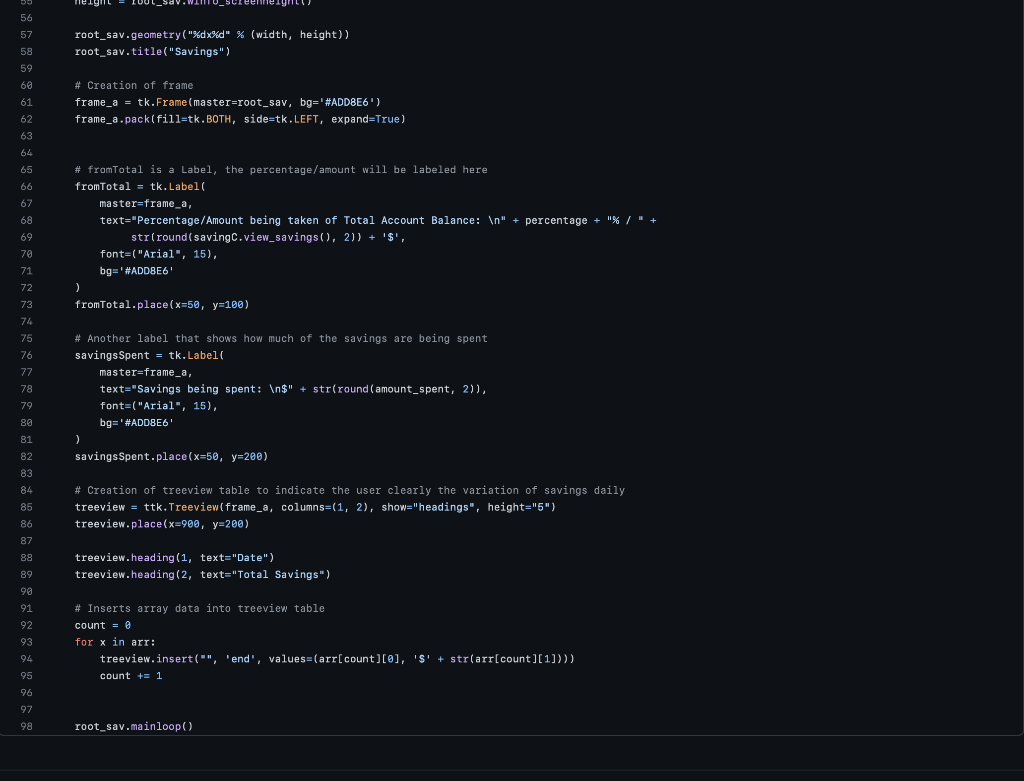 In python alter the following code moneybalance.py to | Chegg.com