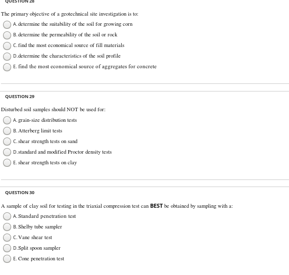 solved-questiun-28-the-primary-objective-of-a-geotechnical-chegg