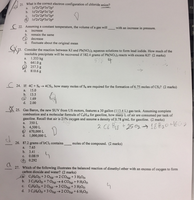 Solved What is the correct electron configuration of | Chegg.com