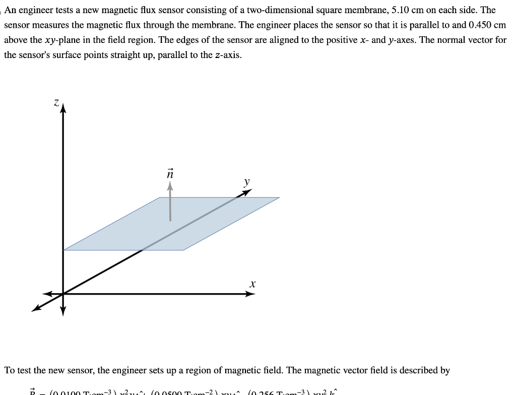 Solved An engineer tests a new flux sensor