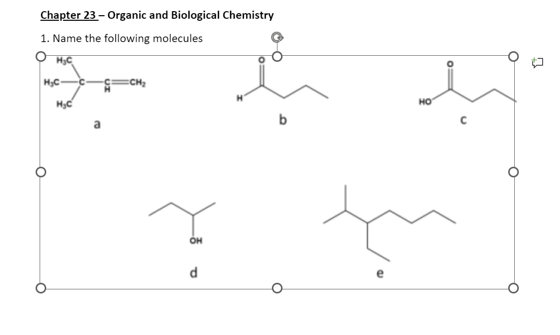 Solved Chapter 23-Organic and Biological Chemistry | Chegg.com