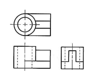 Solved (40 pts) The three standard views of 7 objects are | Chegg.com