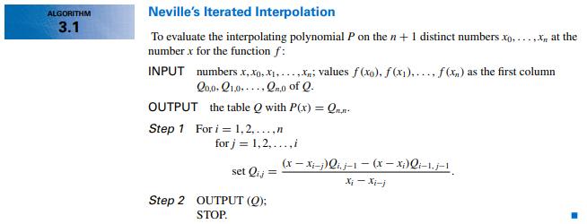 Solved Numerical Analysis, 9th ed Burden. Use STRICTLY the | Chegg.com