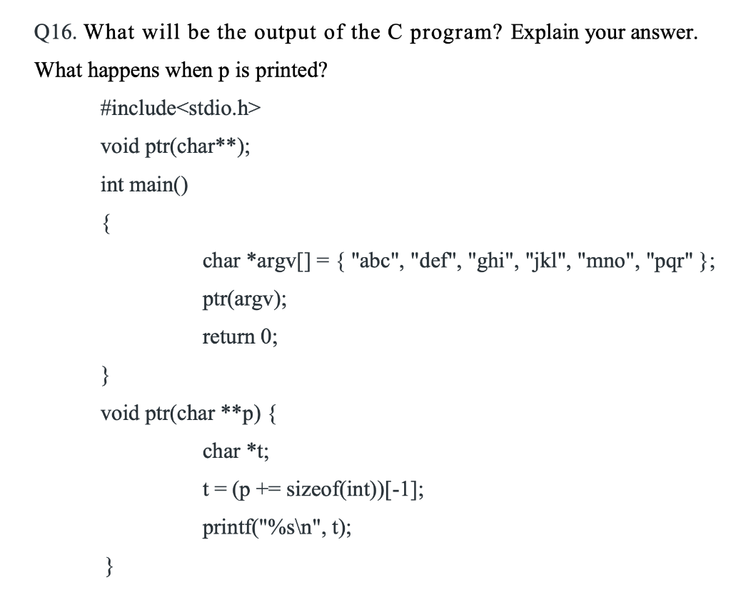 Solved along with output please explain the code in great | Chegg.com