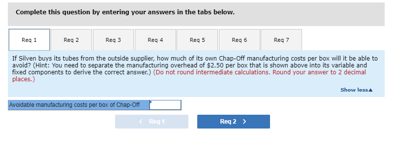 Solved Complete this question by entering your answers | Chegg.com