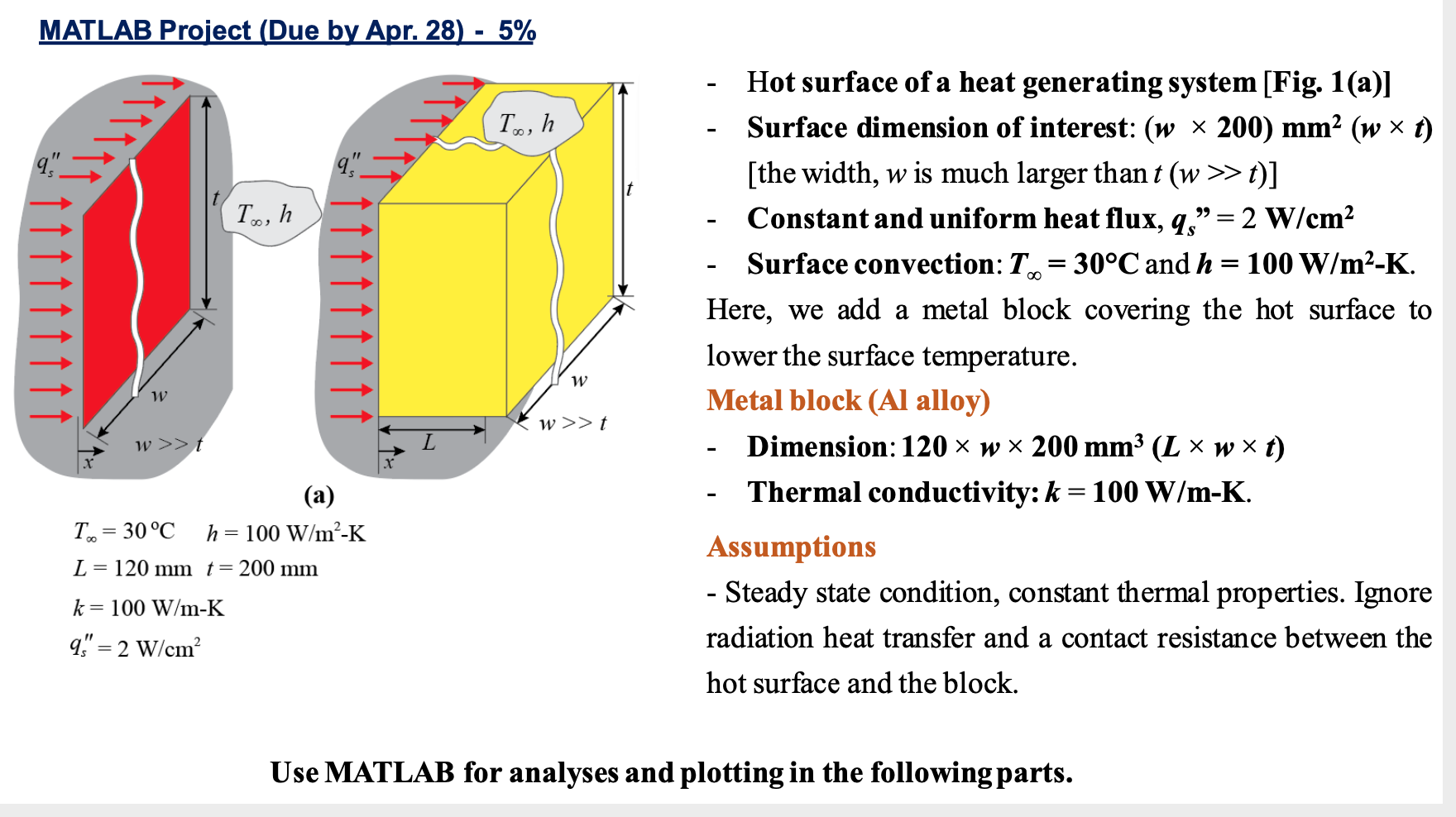 Matlab Project Due By Apr 28 5 To H 9 Toh Hot Chegg Com