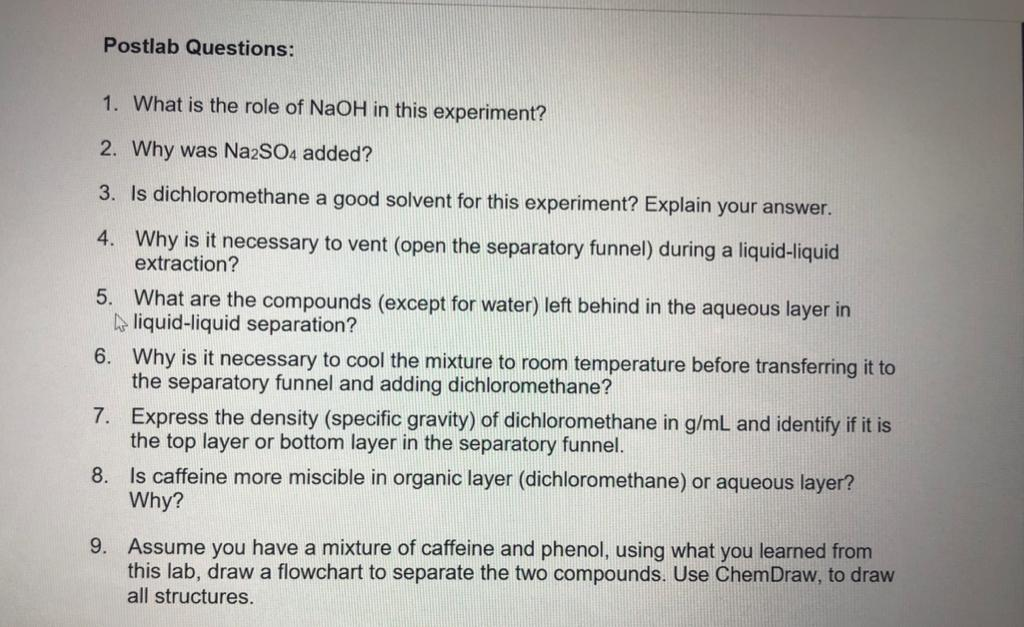 solved-postlab-questions-1-what-is-the-role-of-naoh-in-chegg