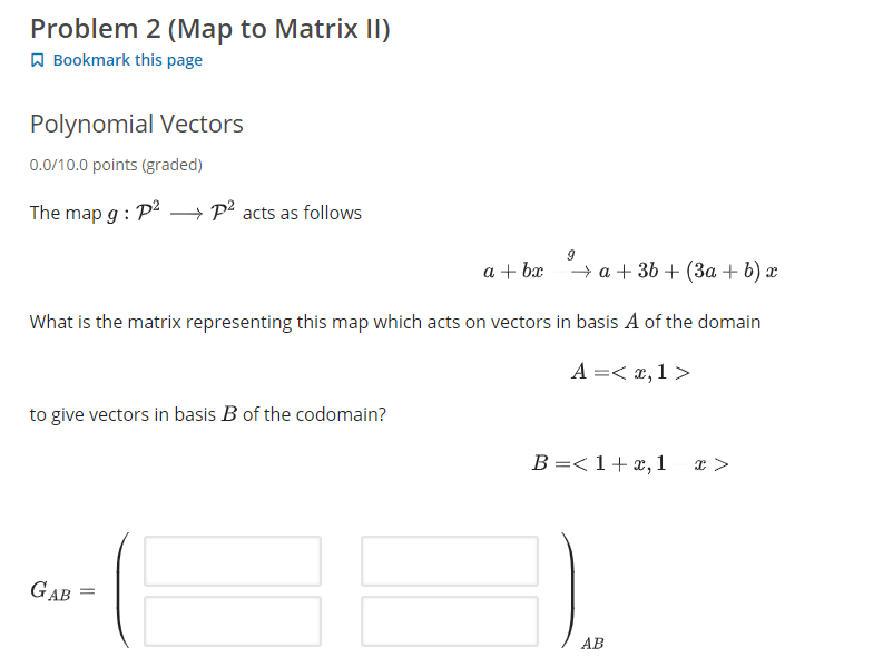 Solved Problem 1 (Map to Matrix I) Bookmark this page Column | Chegg.com