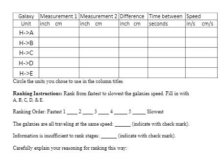 Description For This Lab You Will Use A Balloon And Chegg 