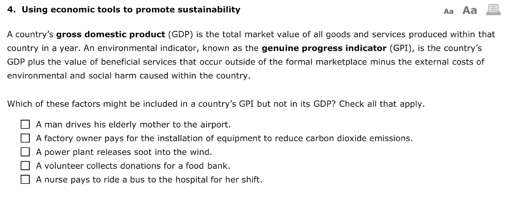 Total Market Value Of All Goods And Services Produced