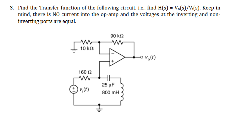 Solved 3. Find the Transfer function of the following | Chegg.com