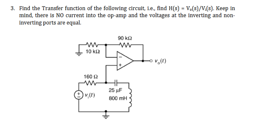 Solved 3. Find The Transfer Function Of The Following | Chegg.com