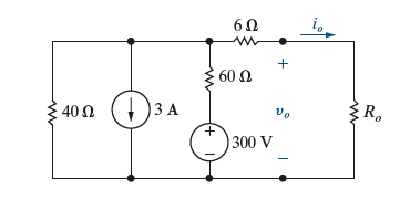 Solved Determine io and vo in the circuit shown in for | Chegg.com