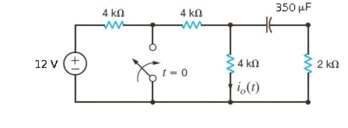 Solved Use the step-by-step method to find io(t) for t > 0 | Chegg.com