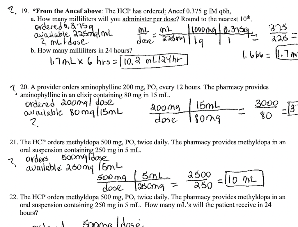 Solved 2. 19. *From The Ancef Above: The HCP Has Ordered: | Chegg.com