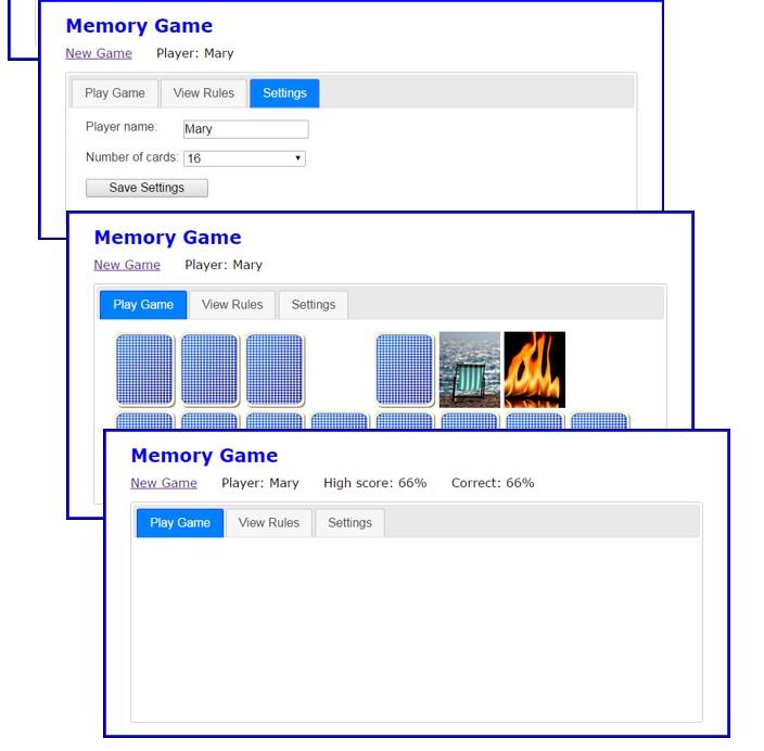 GitHub - nagpai/memory-game: Two player memory game to help me learn  Javascript and have fun with my dotter