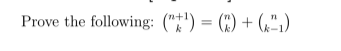 Solved Prove The Following: ("*") = ) + (-1) | Chegg.com | Chegg.com