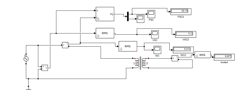 Solved An open circuit and short circuit test set up on a | Chegg.com