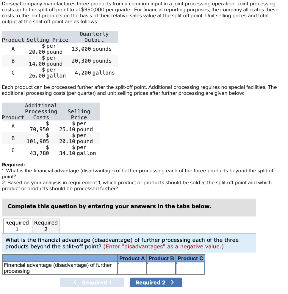 solved-dorsey-company-manufactures-three-products-from-a-chegg