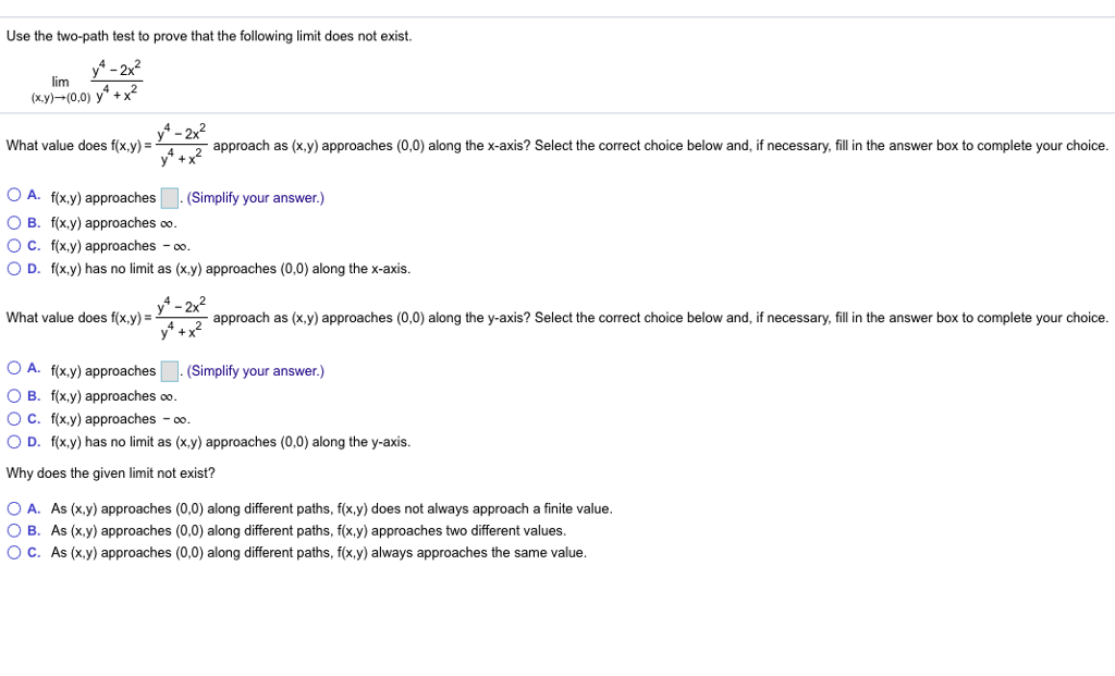 Solved Use the twopath test to prove that the following