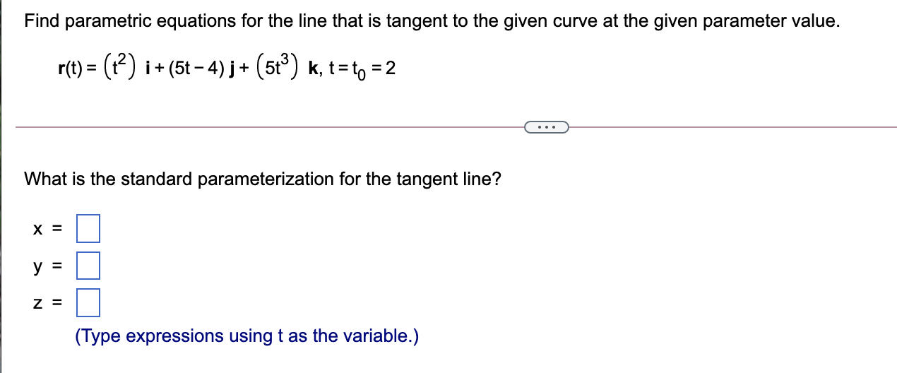 Solved Find parametric equations for the line that is | Chegg.com