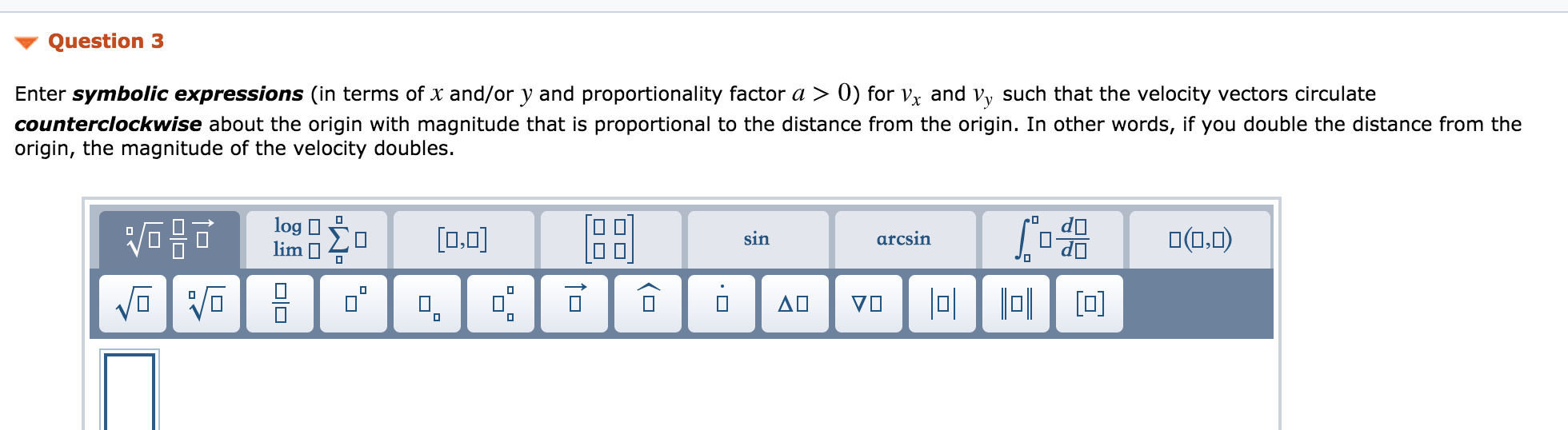 Solved Question 3 Enter symbolic expressions (in terms of x | Chegg.com