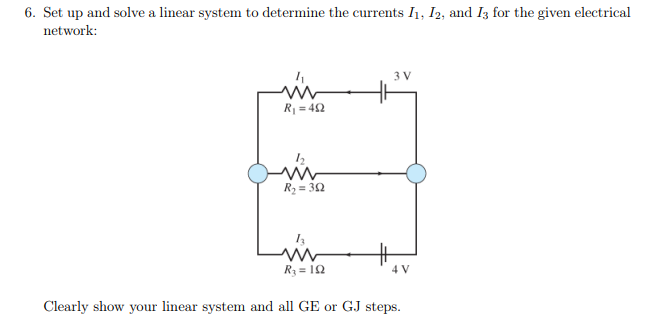 Solved 6. Set up and solve a linear system to determine the | Chegg.com