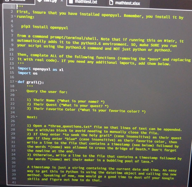 pip install openpyxl cmd