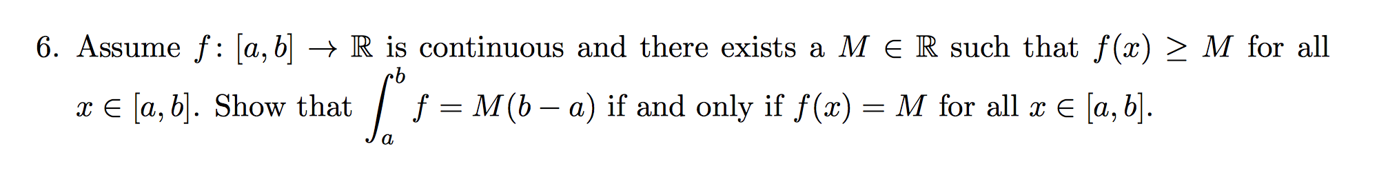 Solved Real Analysis Question! Please help with this h.w. | Chegg.com