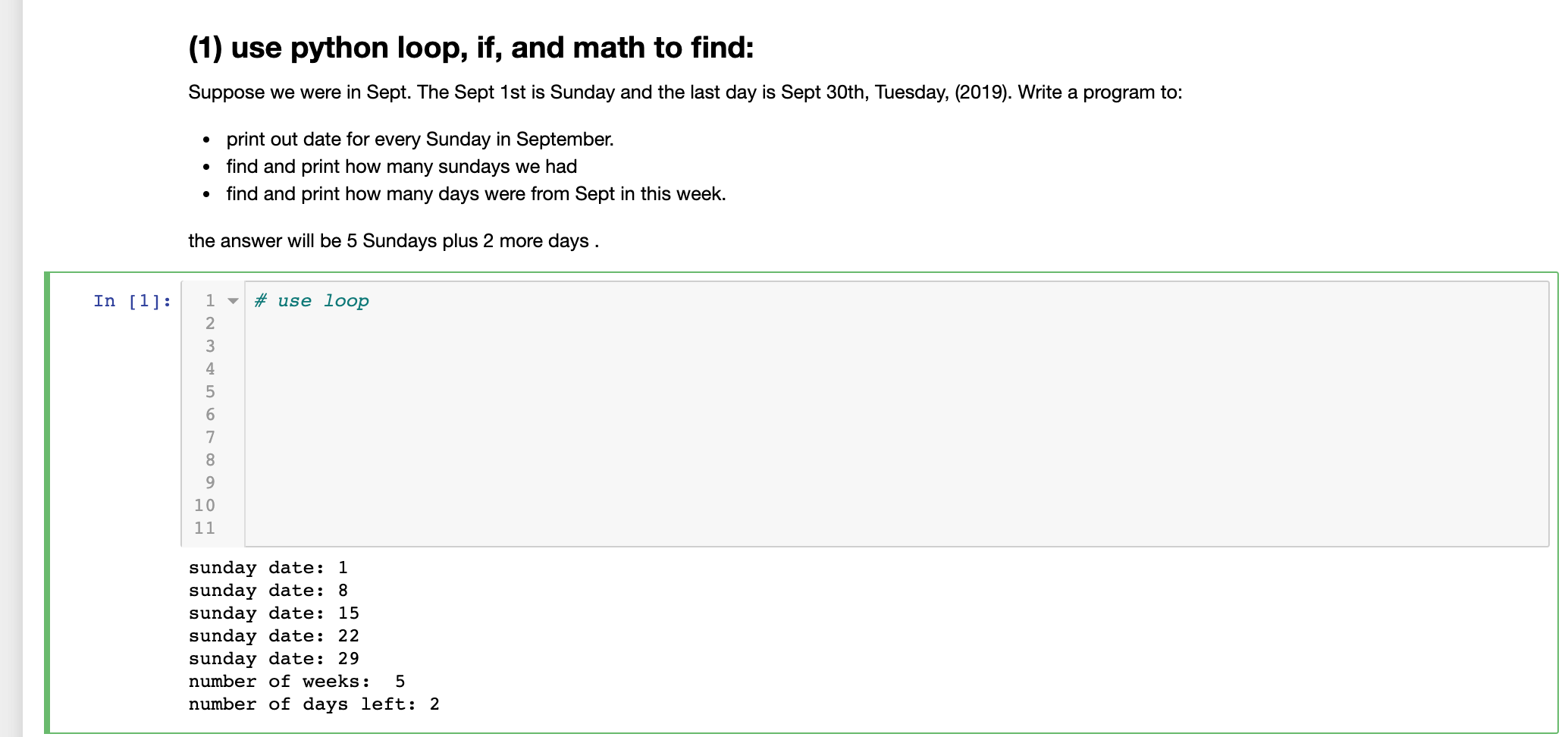 Solved (1) use python loop, if, and math to find: Suppose we | Chegg.com