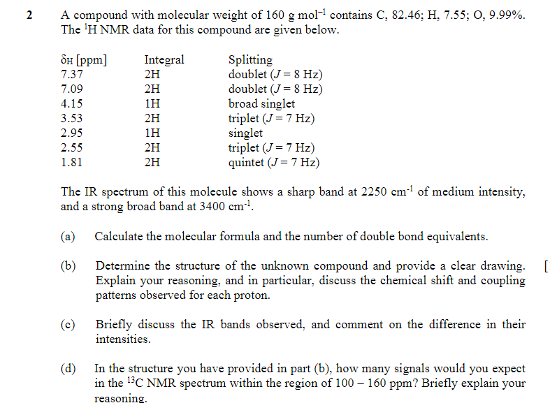 Solved (a) Describe and explain the effect of the following | Chegg.com