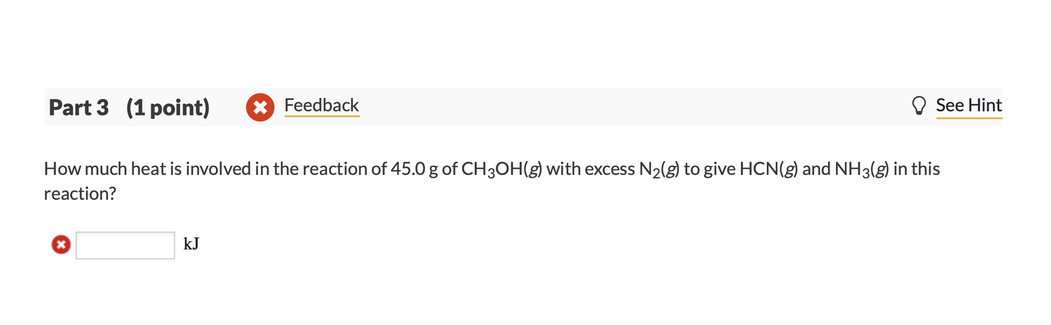Solved 16 Question (3 points) e See page 467 The reaction of | Chegg.com
