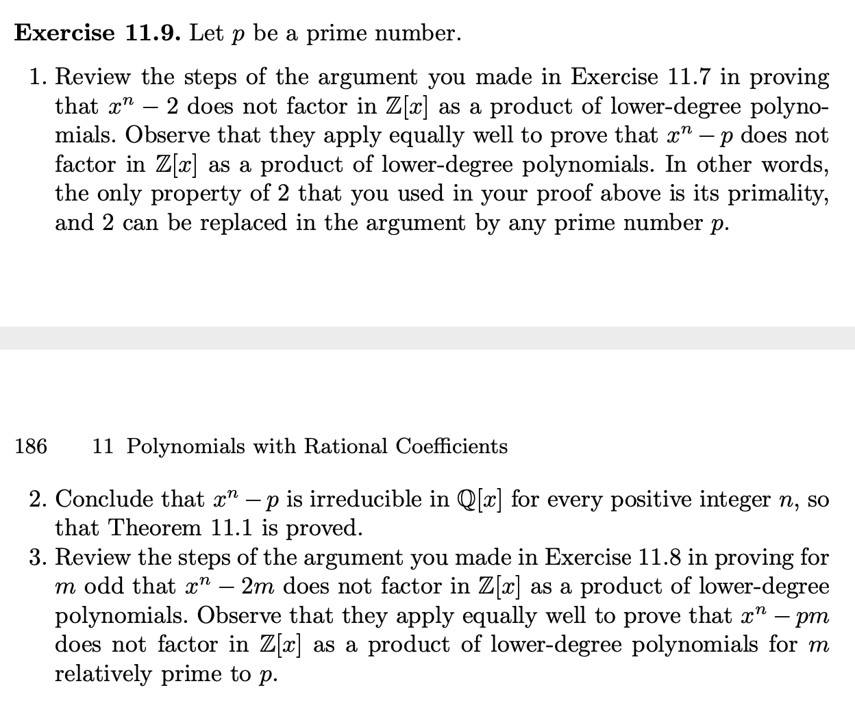 Solved Exercise 11.7. Let N Be An Integer Greater Than 1. | Chegg.com