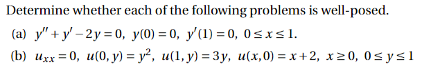 Solved Determine whether each of the following problems is | Chegg.com