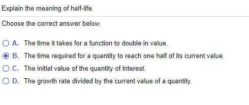 half life meaning