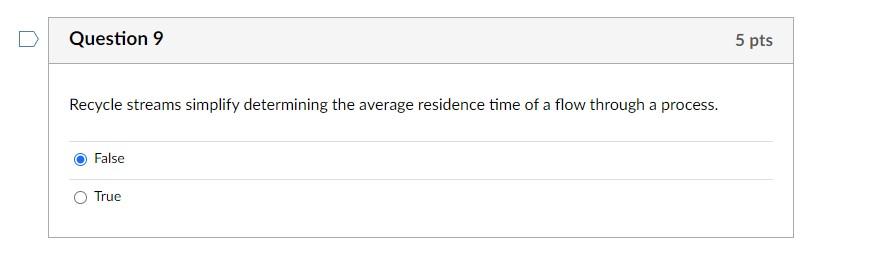 Solved Recycle Streams Simplify Determining The Average | Chegg.com