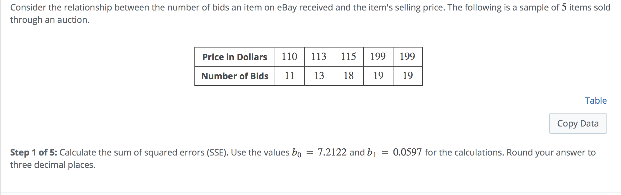 Solved Step 2 of 5: Calculate the estimated variance of | Chegg.com