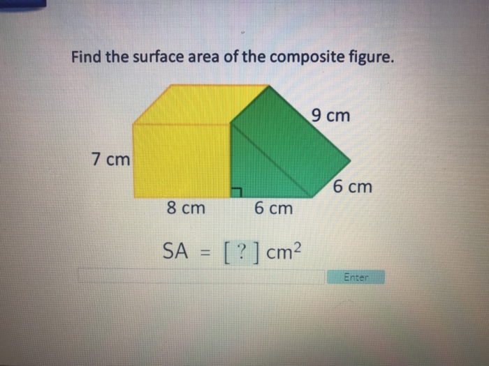 How To Find The Surface Area Of A Composite Figure