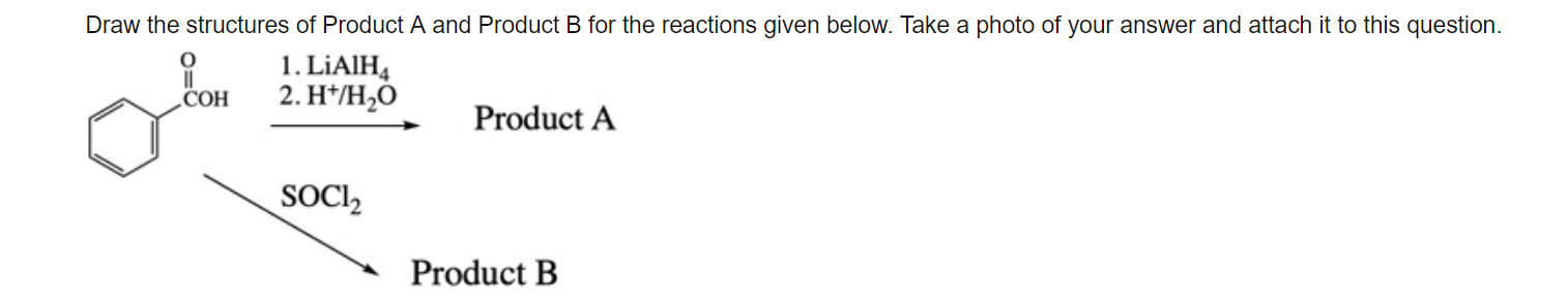 Solved Draw The Structures Of Product A And Product B For | Chegg.com