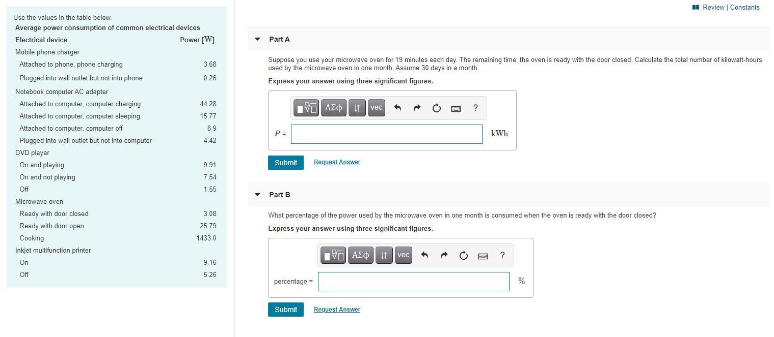 Solved A Review Constants Part A Suppose You Use Your | Chegg.com