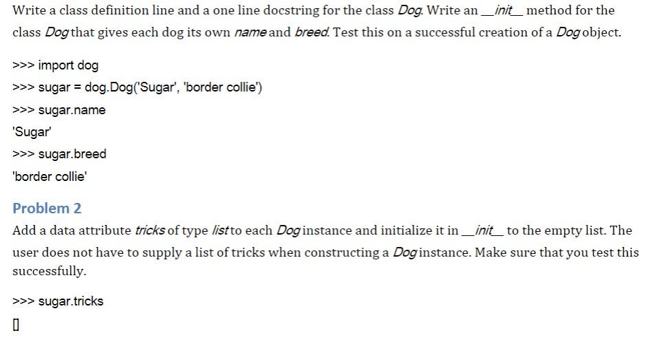 Solved Write a class definition line and a one line | Chegg.com