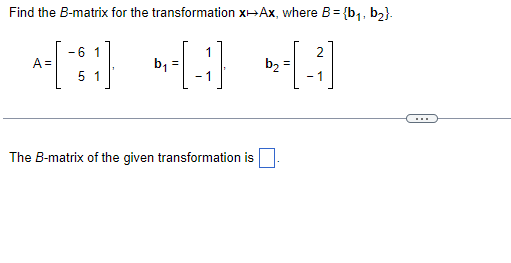 A Canonical Basis For The Matrix Transformation X → Ax Xb – JCDAT