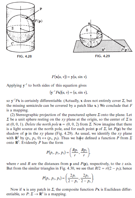 14. Show that stereographic projection P: Eo → R? | Chegg.com