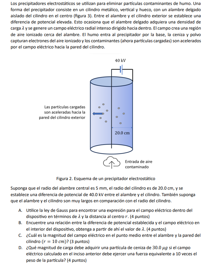 Solved Los precipitadores electrostáticos se utilizan para | Chegg.com