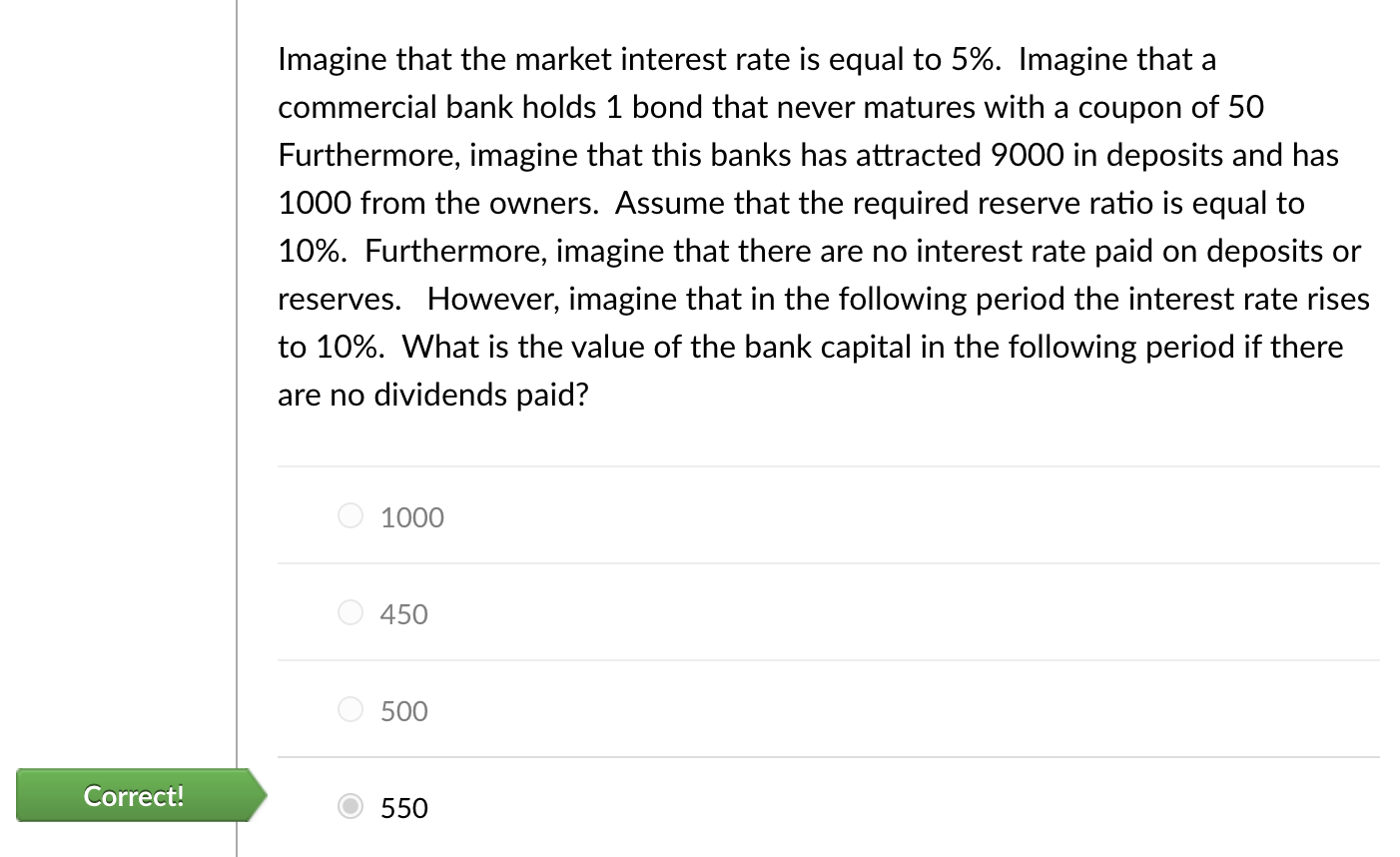 Solved Imagine that the market interest rate is equal to 5%. | Chegg.com